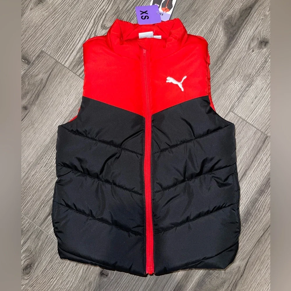 Boys Jacket /Vest‎ Bundle Urban Republic Faux Leather Jacket & Puma Vest … - Picture 10 of 16